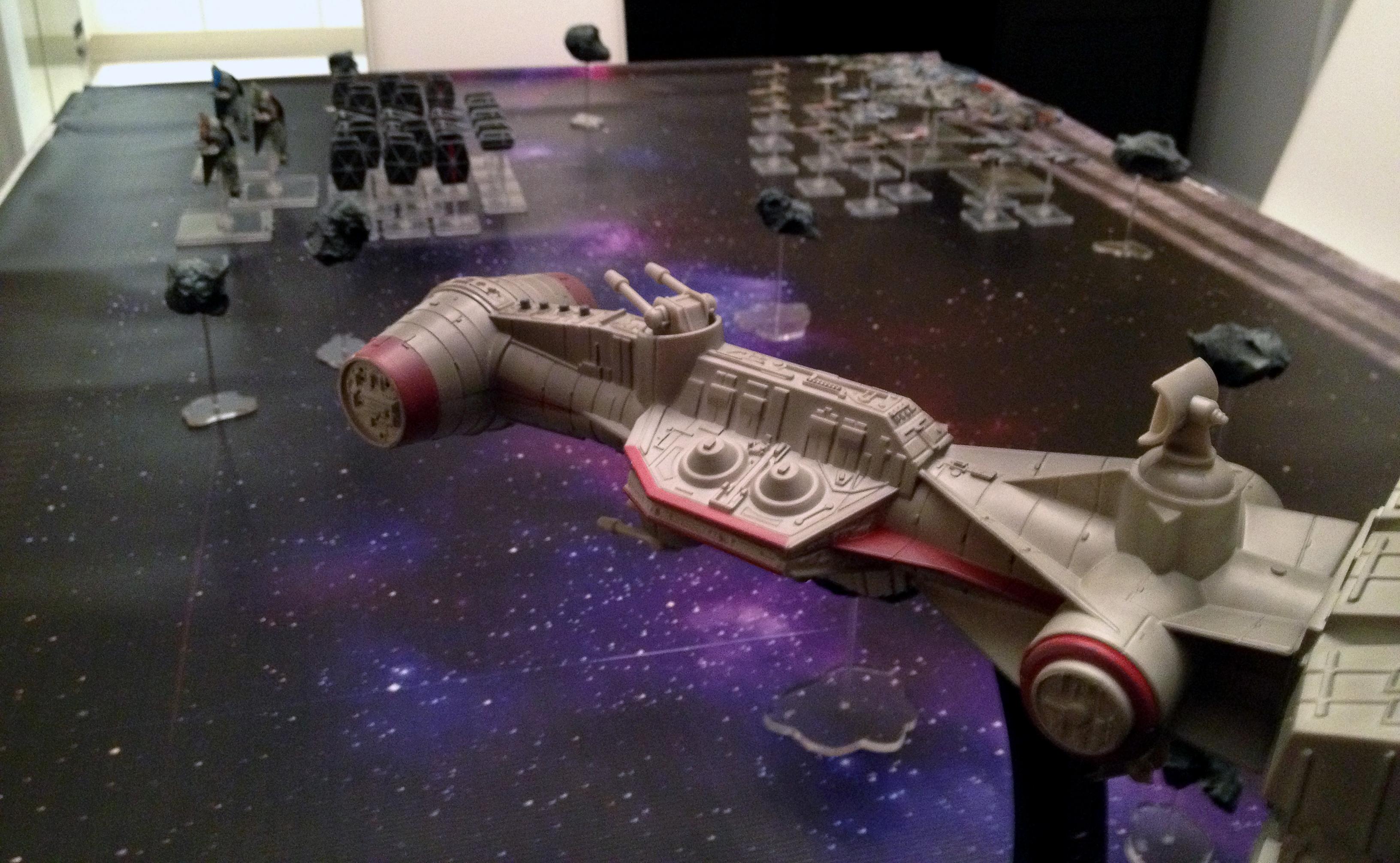 Custom, Fantasy Flight, Miniatures Game, XWing reverse angle